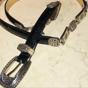 Brighton brown Leather belt size 32 size M/L